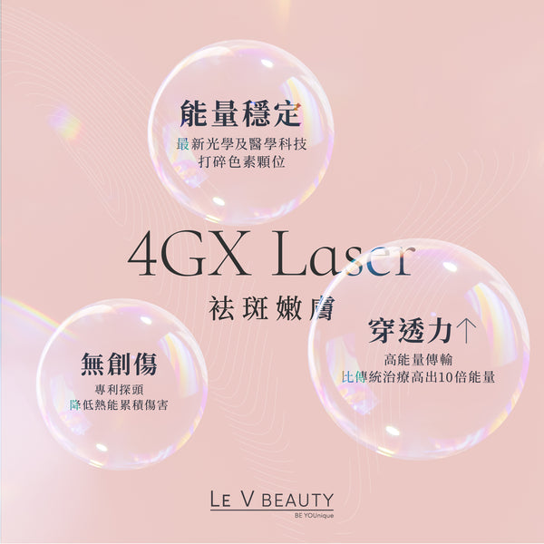 4GX Laser美白淡斑 (只適用新客戶限購體驗1次)